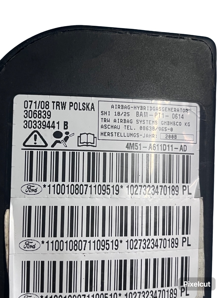 Airbag scaun stanga fata FORD FOCUS II  2006 - 2010 30339441B – foto 3