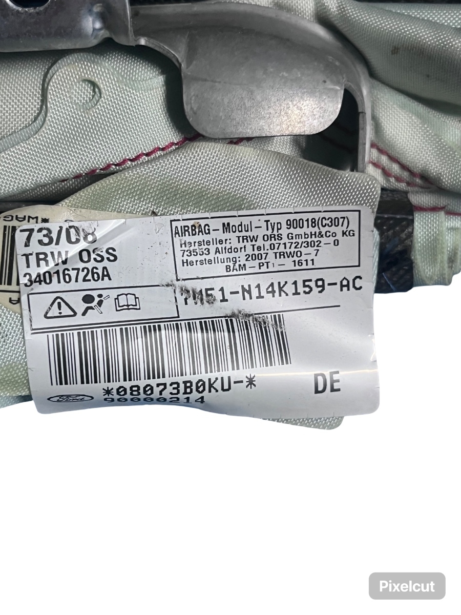 Airbag cortina dreapta FORD FOCUS II  2006 - 2010 34016726A – foto 2