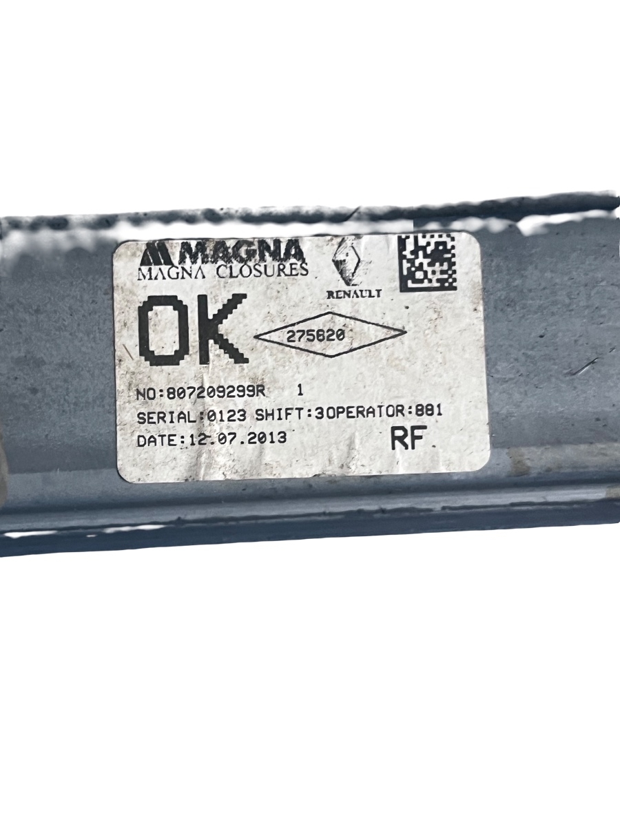Macara Geam dreapta fata  807209299R