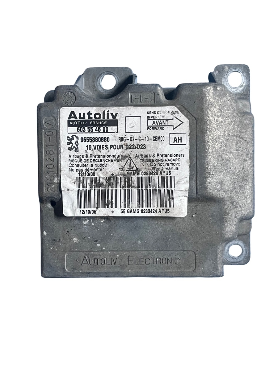 Calculator airbaguri PEUGEOT 407 SW 6E_ 2004 - 2010 9655880880