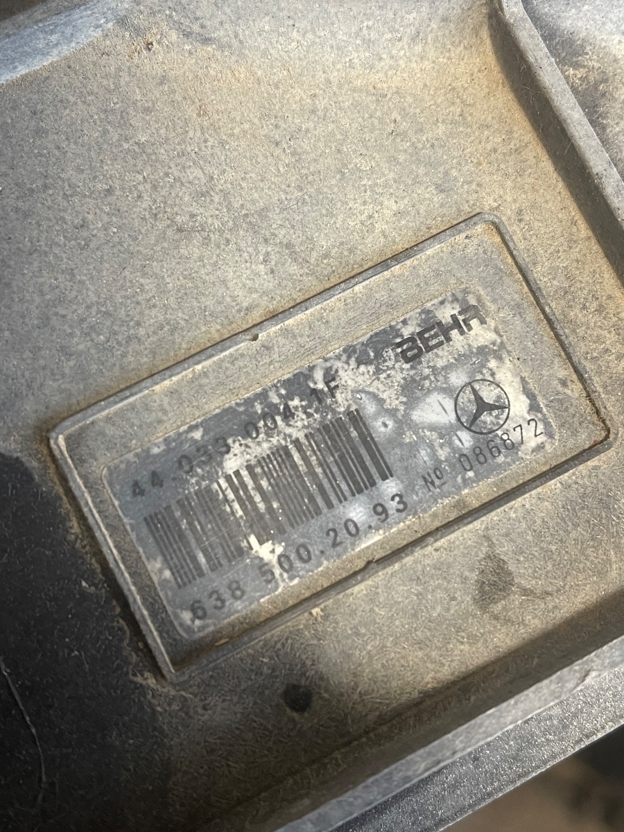 Electroventilator MERCEDES-BENZ VITO Box 638 1997 - 2003 2.2CDI 6385002093 – foto 4