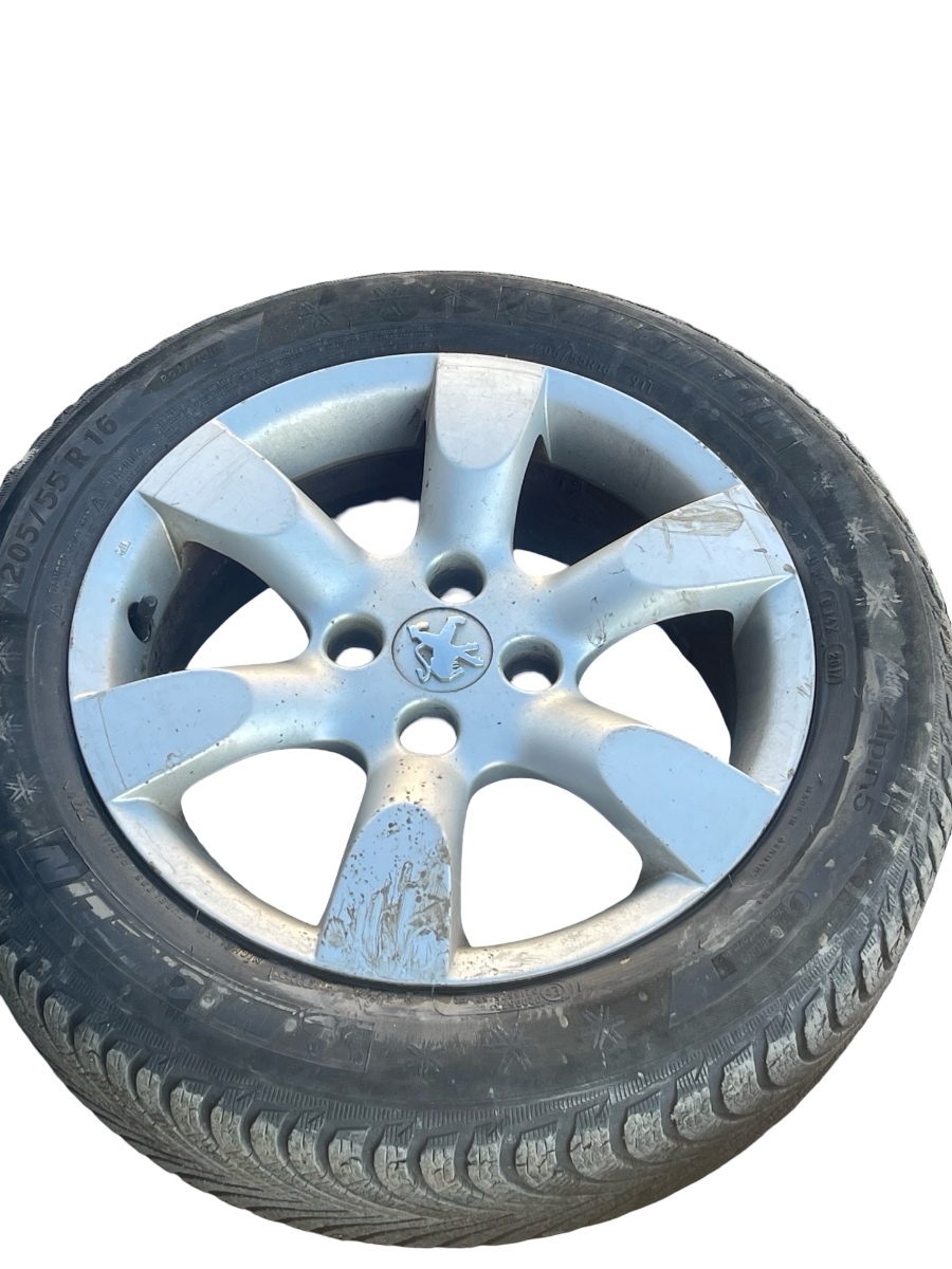 Jante din aliaj R16 + cauciucuri PEUGEOT 307 3A/C 2000 -> – foto 2