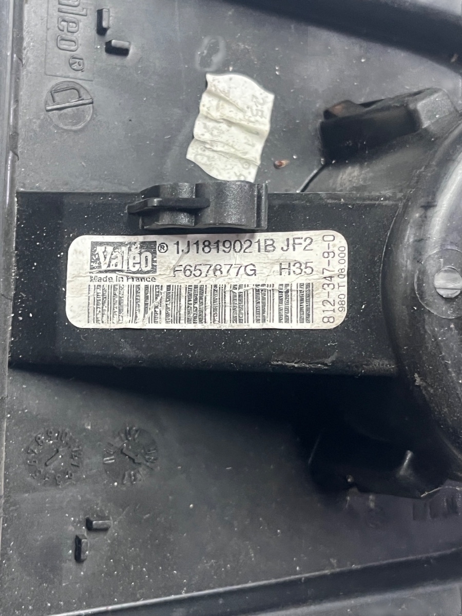 Ventilator aeroterma VOLKSWAGEN BORA  1J6 1999 - 2005 2.0i 1J1819021BJF2 – foto 3