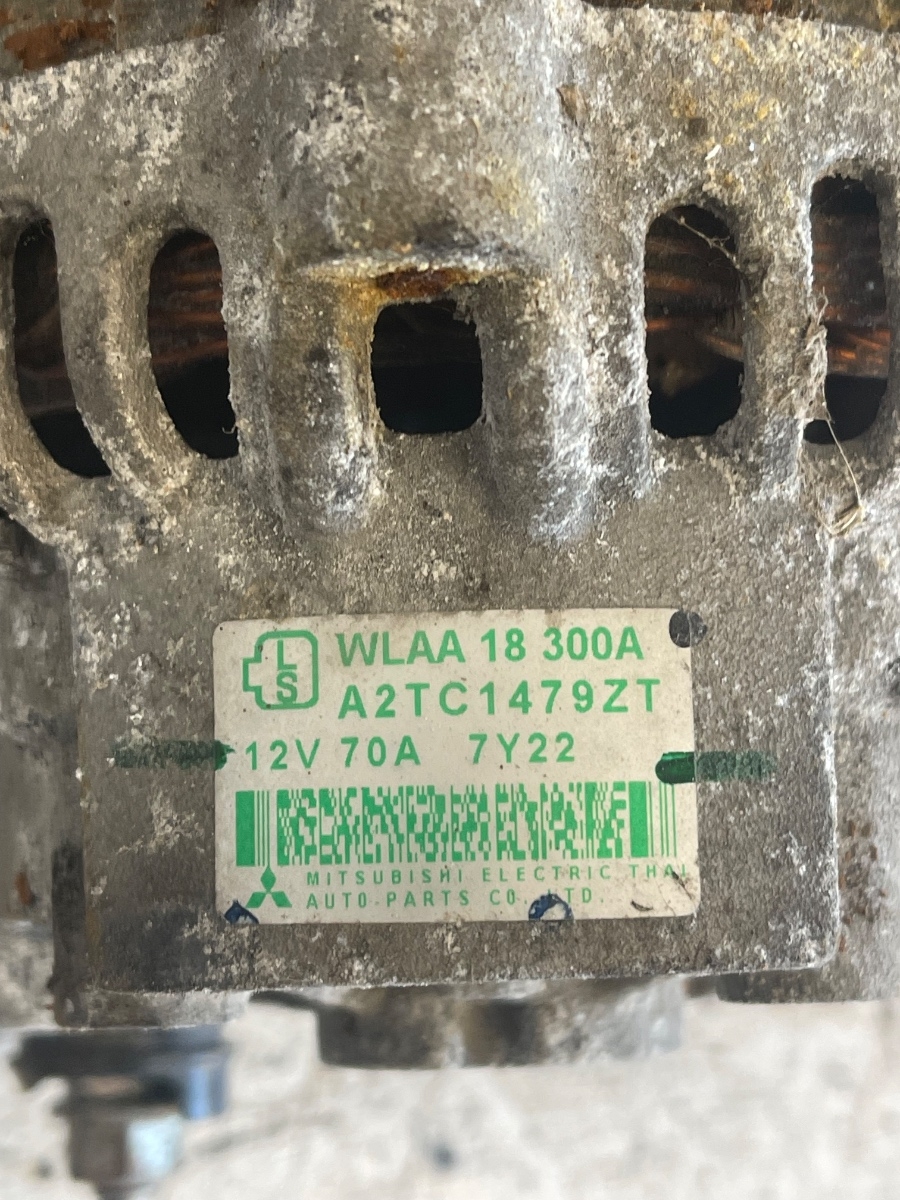 Alternator MAZDA BT-50 Pickup CD, UN 2006 - 2015 2.5 MRZ-CD 4x4 WLAA WLAA18300A – foto 2