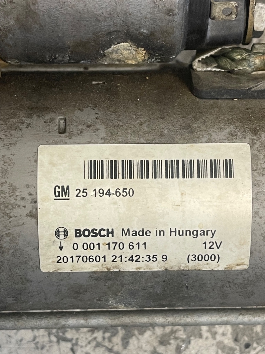 Electromotor OPEL ASTRA J Saloon 2012 - > 1.4 Turbo A 14 NET, B 14 NET 25194650 – foto 2