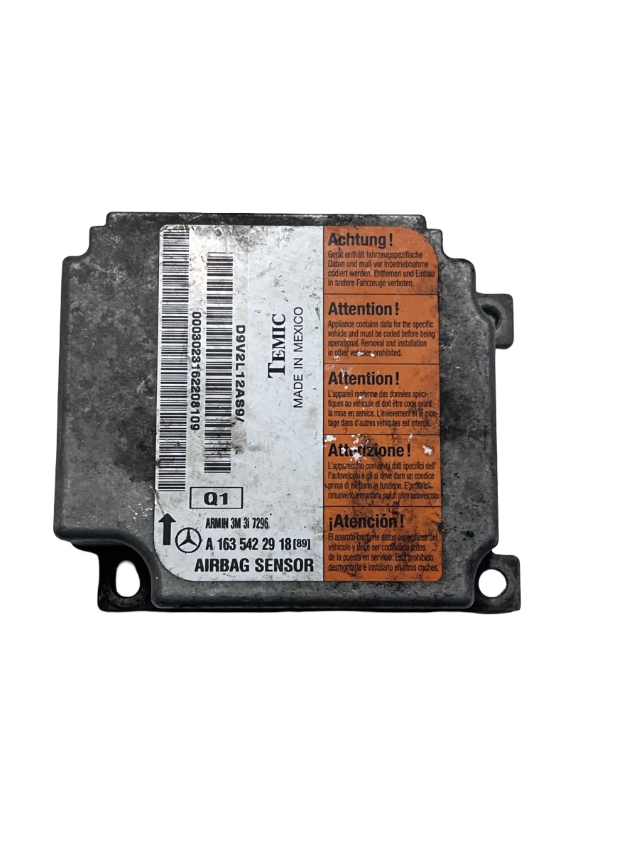 Calculator airbag MERCEDES-BENZ M-CLASS W163 1998 - 2005 A1635422918