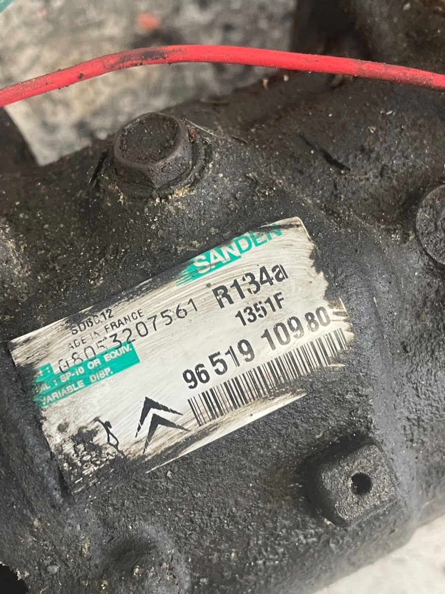 Compresor  AC PEUGEOT 307 3A/C 2000 - > 1.6 16V NFU (TU5JP4) 9651910980 – foto 2