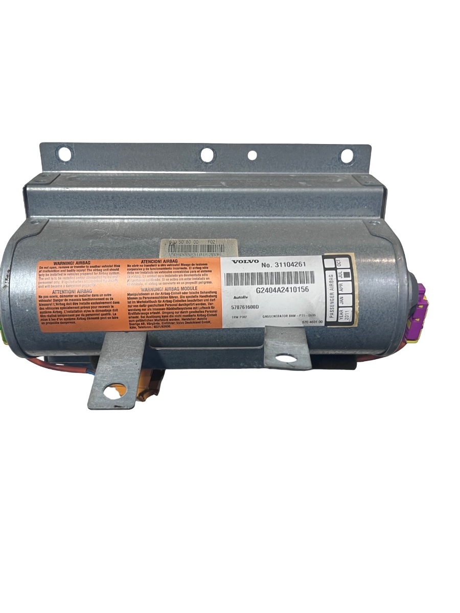 Airbag pasager VOLVO S80 I TS, XY, 184 1998 - 2008 G2404A2410156