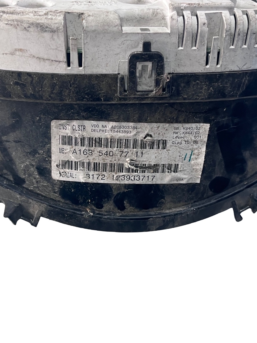 Ceas de bord MERCEDES-BENZ M-CLASS W163 1998 - 2005 A1635407711 – foto 3