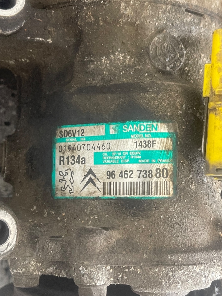 Compresor  AC PEUGEOT 307 3A/C 2000 - > 1.6 16V NFU (TU5JP4) 9646273880 – foto 2