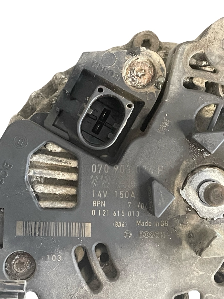 Alternator VOLKSWAGEN TRANSPORTER V Box 7HA, 7HH, 7EA, 7EH 2003 - > 2.5 TDI 4X4 BNZ EURO4  070903024F – foto 4