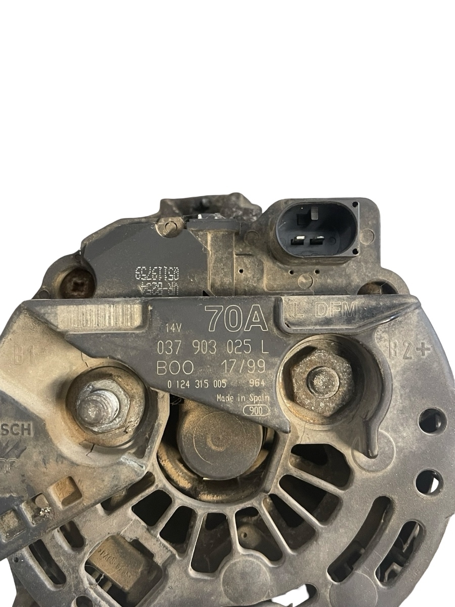 Alternator VOLKSWAGEN POLO 6N2 1999 - 2001 1.4 AKK, AUD 037903025L – foto 2