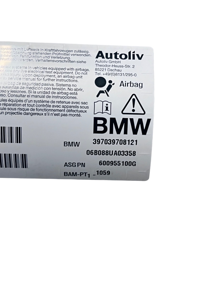 Airbag pasager (UK) BMW 5 E60 2001 - 2010 397039708121 – foto 3