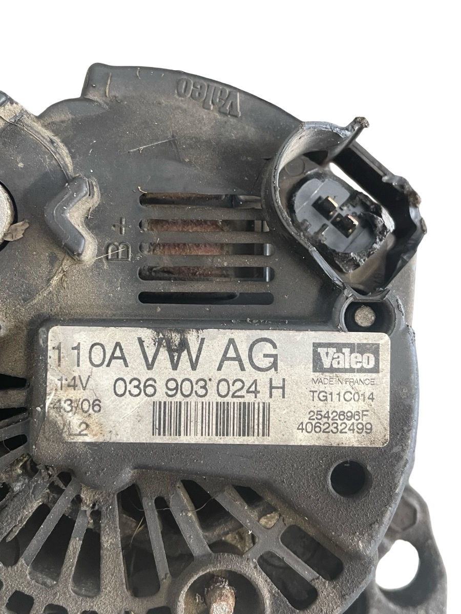 Alternator VOLKSWAGEN GOLF V 1K1 2003 - 2009 1.4 16V BUD 036903024H – foto 2