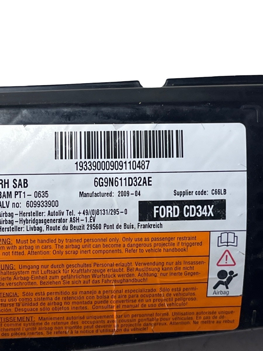 Airbag scaun dreapta fata FORD MONDEO IV 2007 - 2015 6G9N611D32AE – foto 3