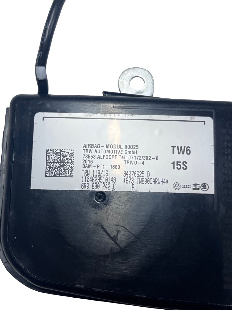 Airbag scaun dreapta fata VOLKSWAGEN CADDY IV Box SAA, SAH 2015 - > 6RO880242C – foto 3
