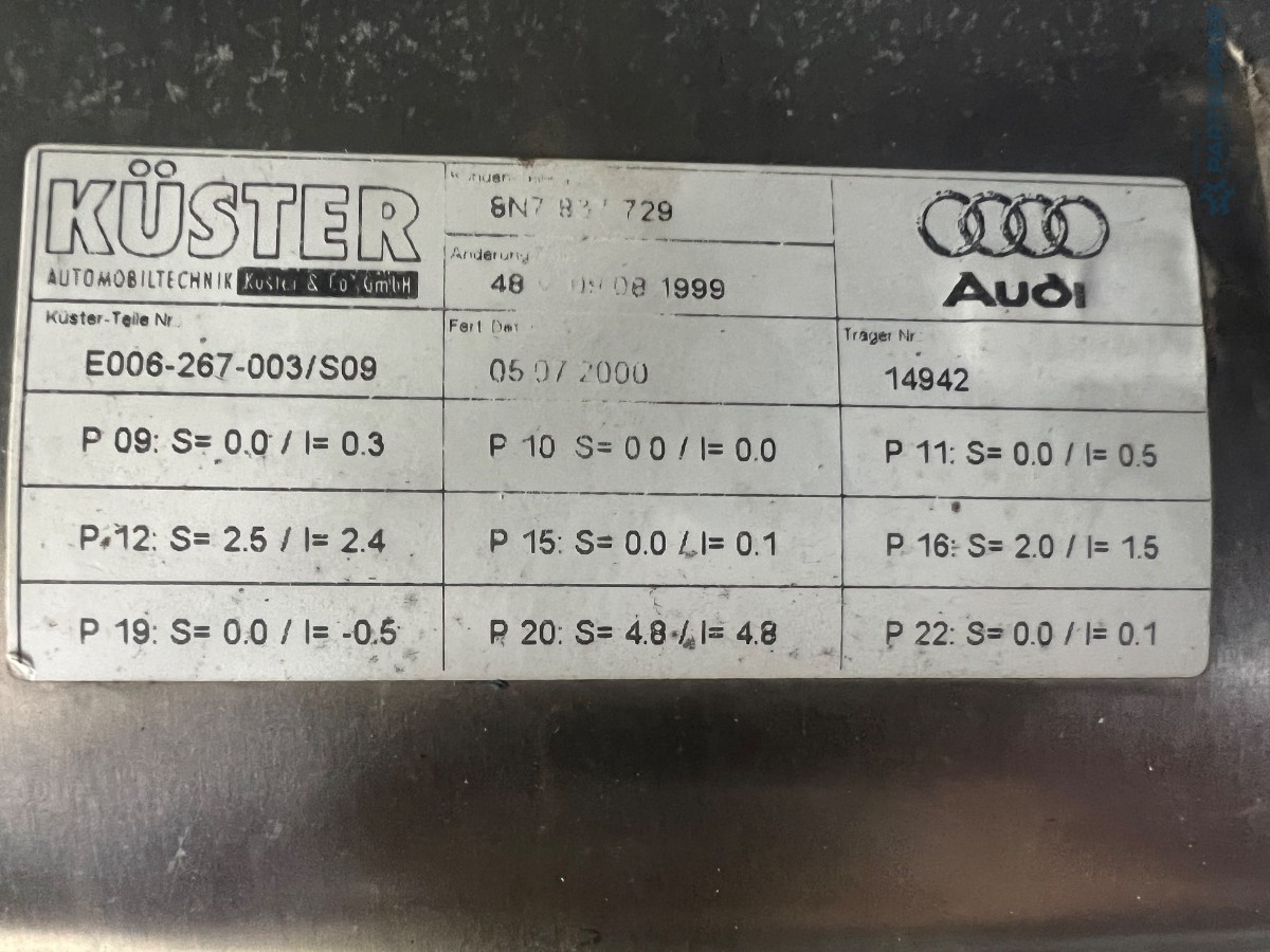 Macara Geam stanga fata AUDI TT Coupe 8N3 1998 - 2006 – foto 2