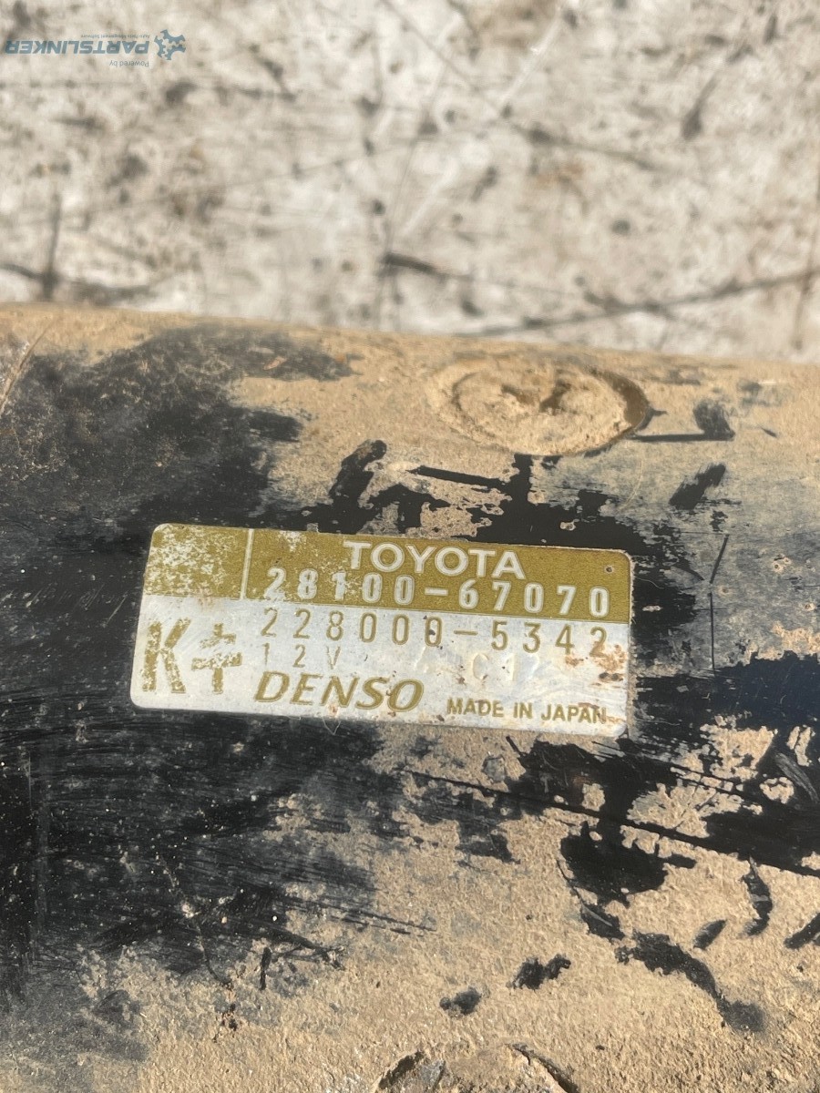 Electromotor TOYOTA LAND CRUISER PZJ7_, KZJ7_, HZJ7_, BJ7_, LJ7_, RJ7_ 1984 - 2.4D 28100-67070 – foto 2